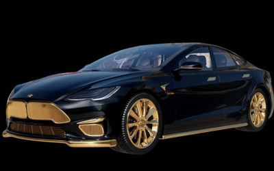Teuerster Tesla aller Zeiten? Luxusmarke vergoldet Model S Plaid für 300.000 Dollar