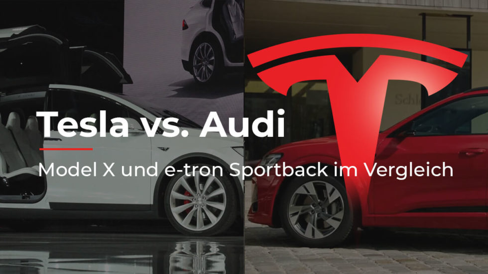 Kampf der TopSUVs Tesla Model X vs. Audi etron Sportback