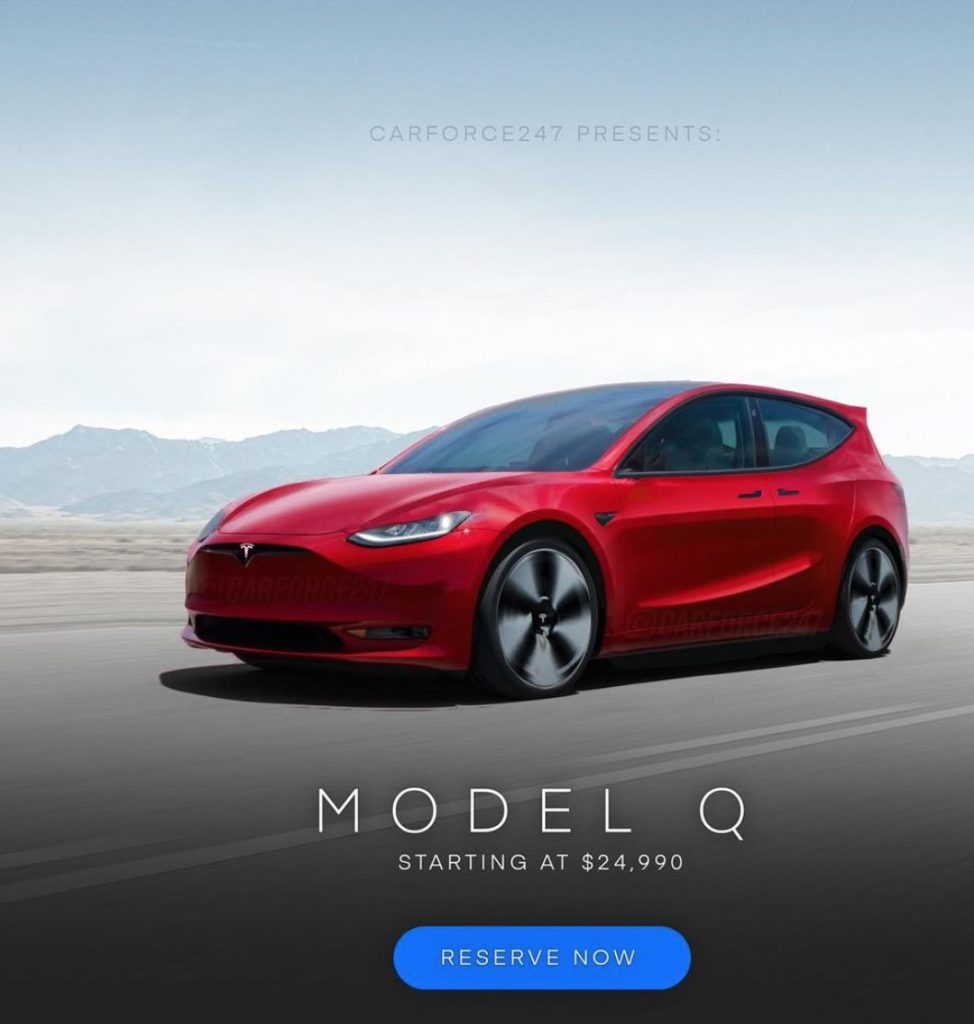 Tesla Model Q: So könnte Teslas 21.000-Euro-Auto aussehen