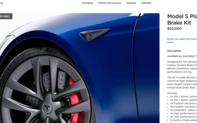 Tesla bringt Carbon-Keramik-Bremskit für Model S Plaid für 20.000 Dollar