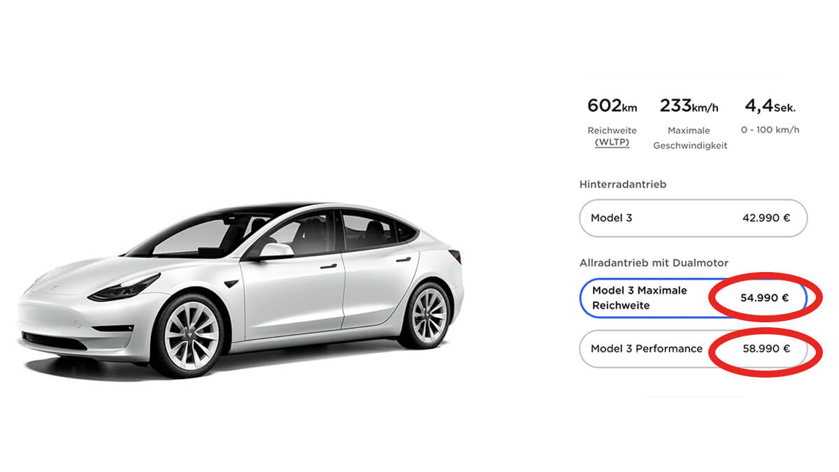 Tesla erhöht Preise für Model-3-Varianten – Das könnten die Gründe sein