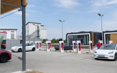 In Deutschland: Tesla eröffnet Cube-Lounges an Supercharger