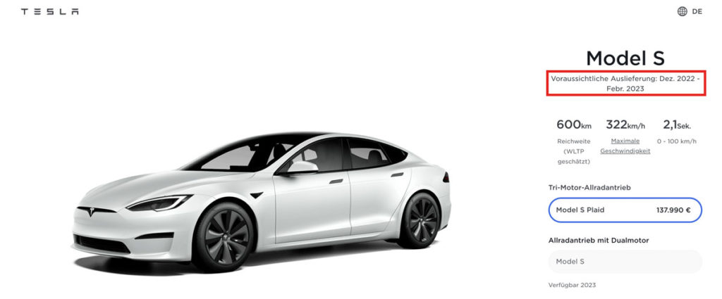 Tesla Model S und Tesla Model X in Europa bestellen