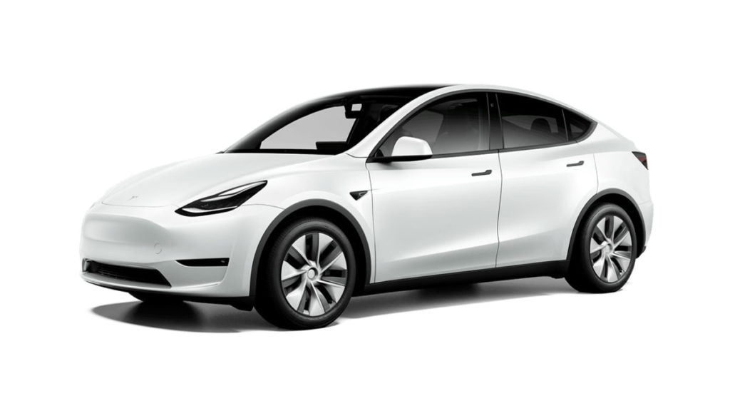 Leasing Tesla Model Y Maximale Reichweite Weiß