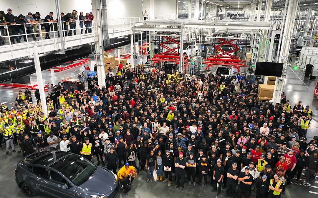 Meilenstein für Tesla Gigafactory Texas: Produktionsrate von 3.000 Model Y pro Woche