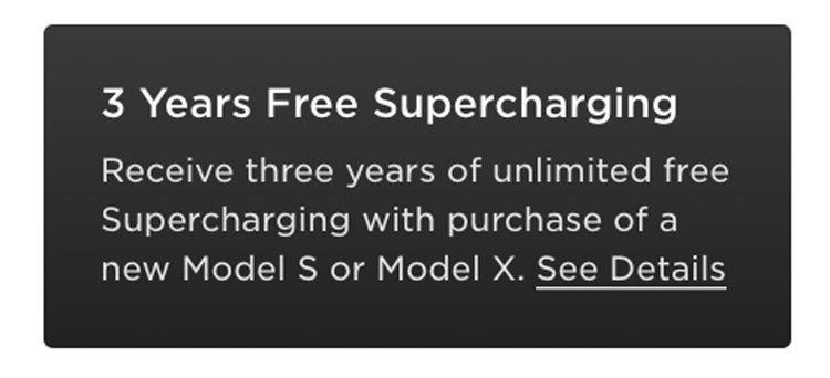 Tesla Model S und Model X bekommen drei Jahre gratis Supercharging