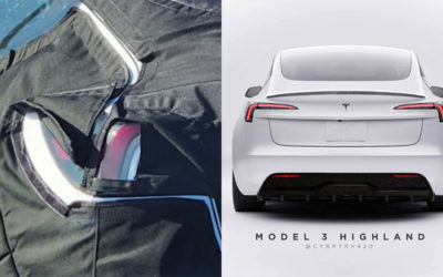 Tesla Model 3 Highland: Sichtung von Prototyp offenbart neue Rücklichter