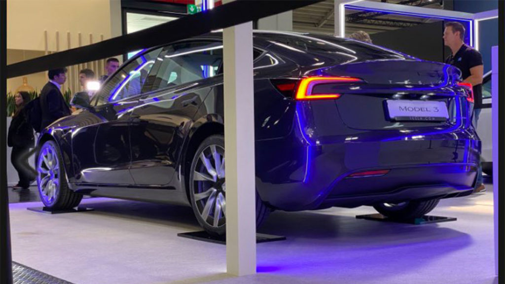 Tesla Model 3 Highland auf der IAA: So sieht das Refresh aus der Nähe aus