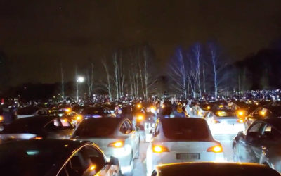Neuer Rekord: Größte Tesla-Lichtshow mit 687 Teilnehmern jetzt aus Finnland