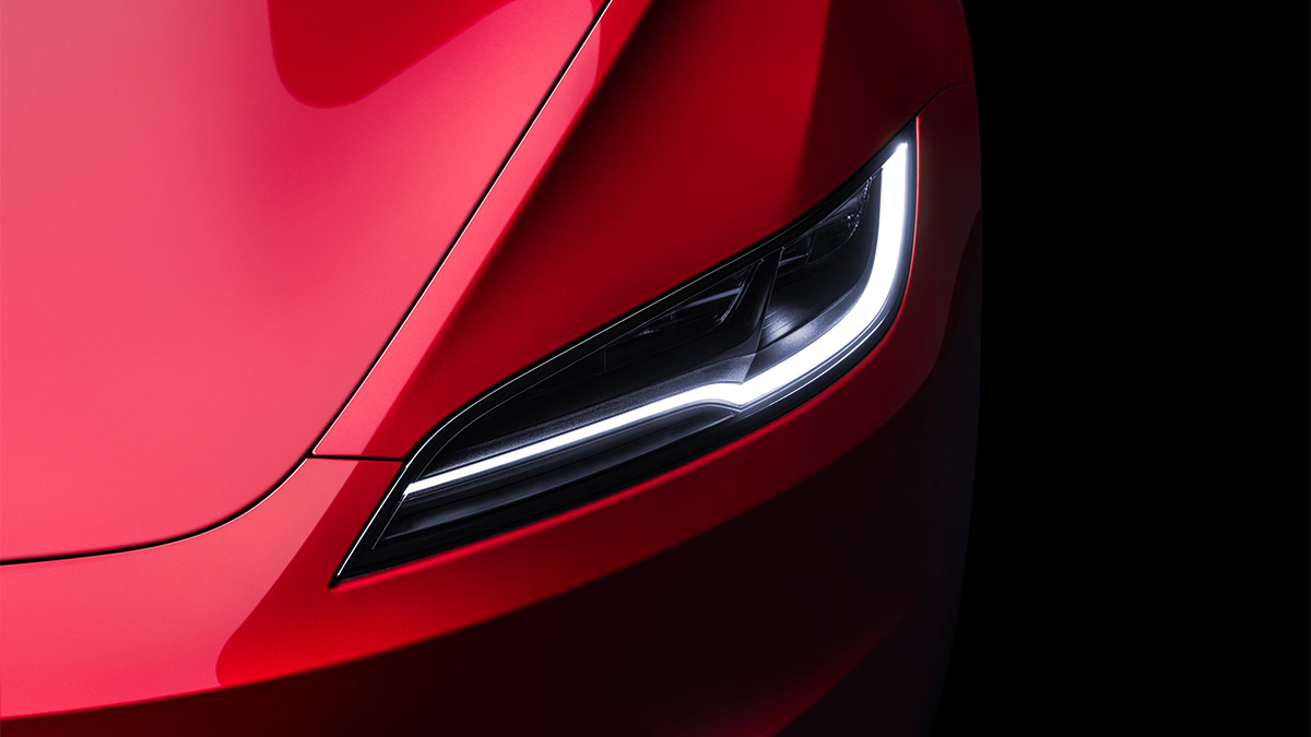 Tesla Model 3 Highland soll adaptive Scheinwerfer bekommen
