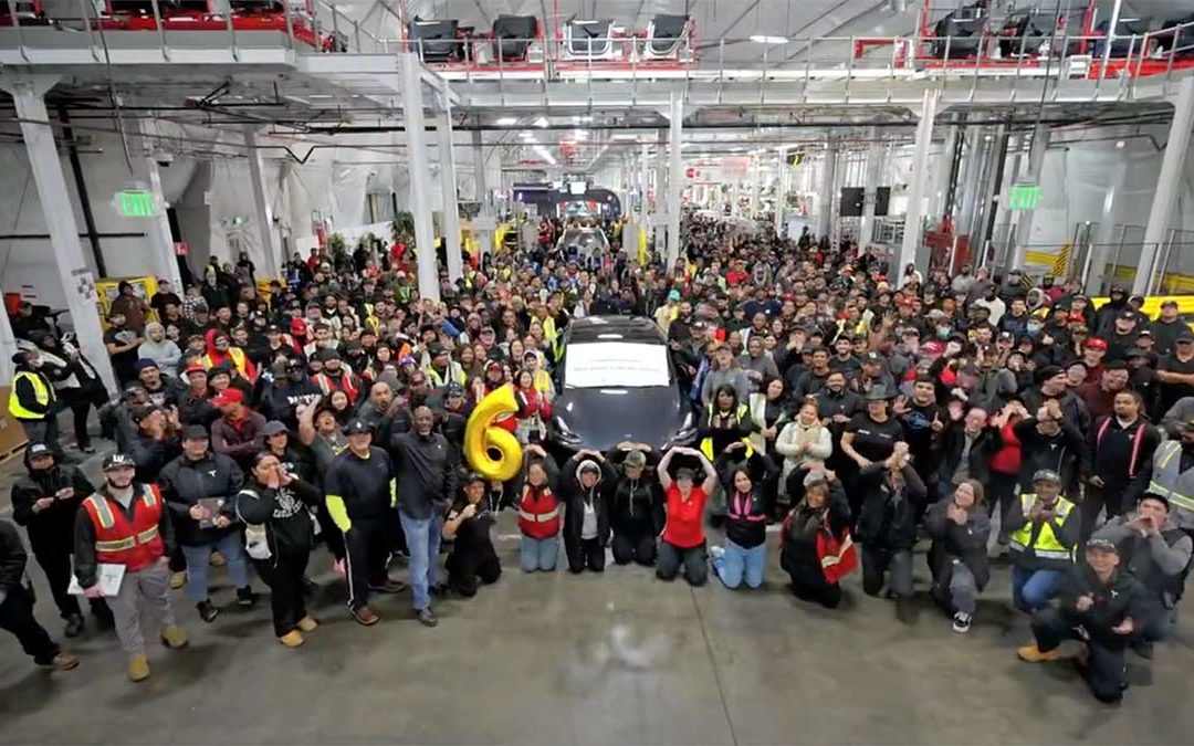 Sechs Millionen Autos produziert: Tesla feiert Giga-Meilenstein