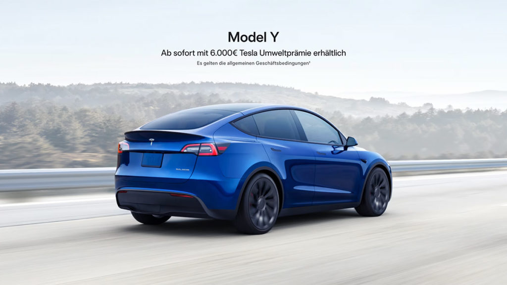 Rabattaktion: Tesla bietet vorkonfigurierte Model Y 6.000 Euro günstiger an