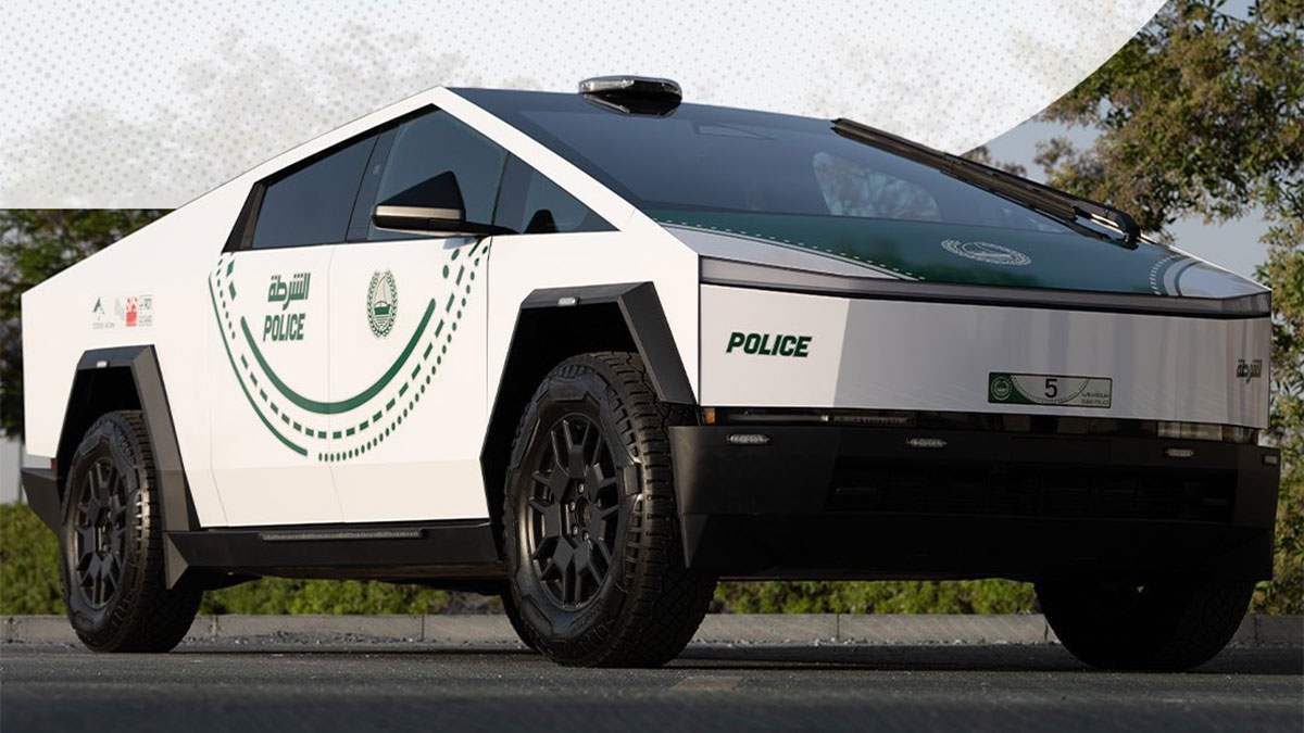 Tesla Cybertruck ab sofort in Dubais Polizeiflotte