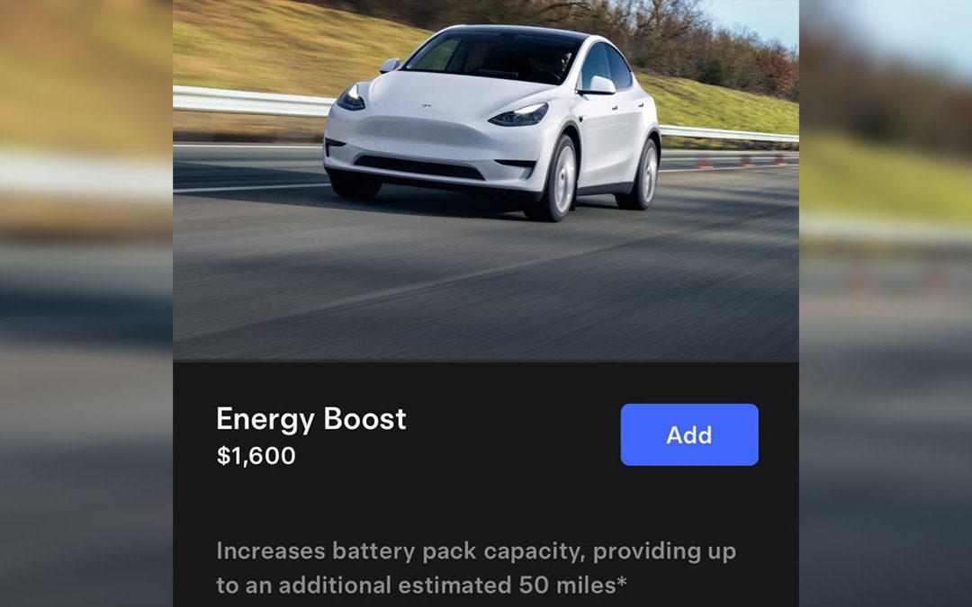 Tesla führt kostenpflichtiges Reichweiten-Upgrade für Model Y ein