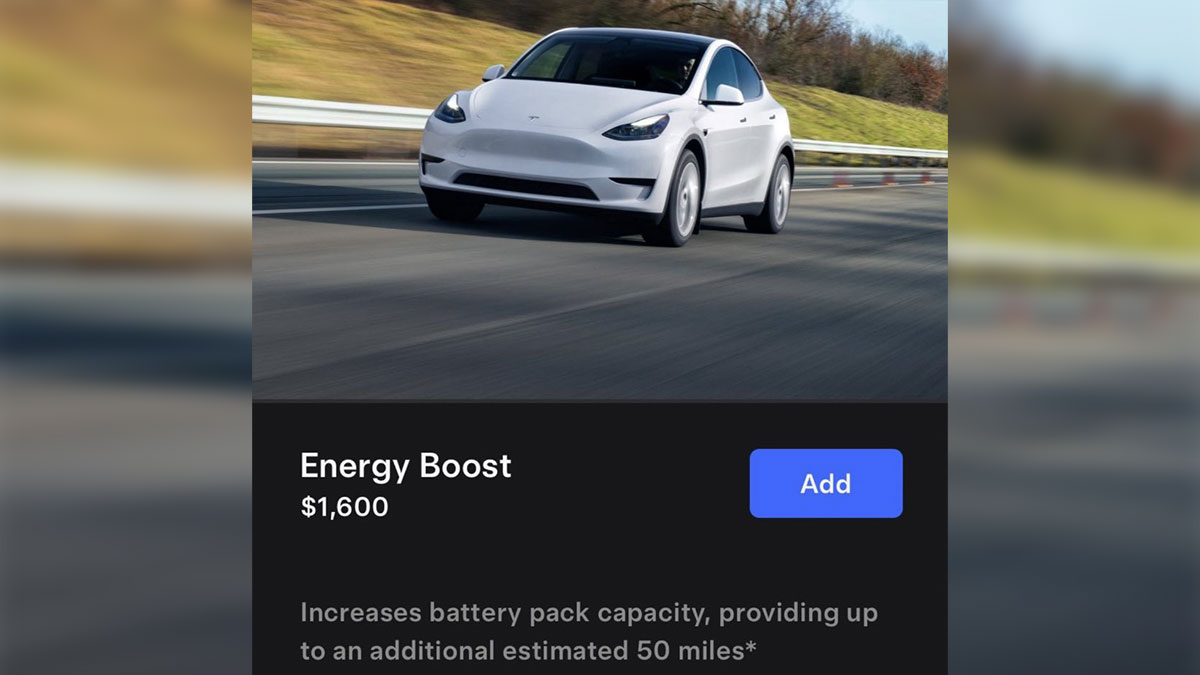 Tesla führt kostenpflichtiges Reichweiten-Upgrade für Model Y ein