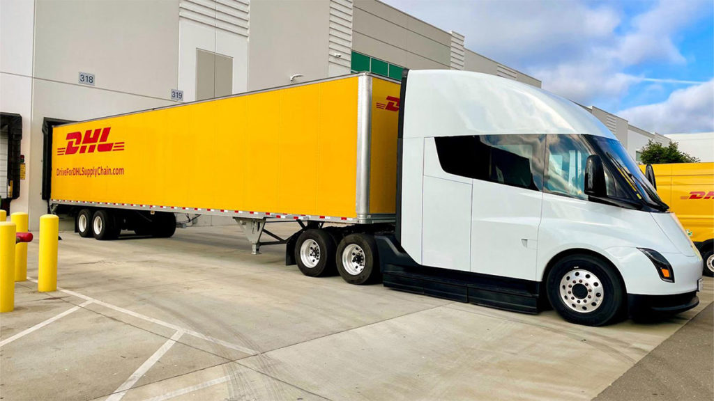 DHL berichtet: Tesla Semi überzeugt mit Effizienz von 1,72 kWh pro Meile
