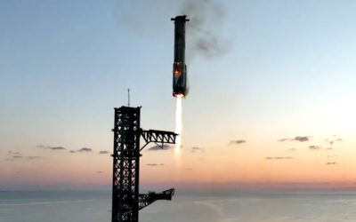 Historisch: SpaceX gelingt beim ersten Versuch „Catch“ von Starship-Rakete