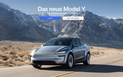 Neues Tesla Model Y Juniper ab heute in Deutschland bestellbar – Auslieferungen ab März