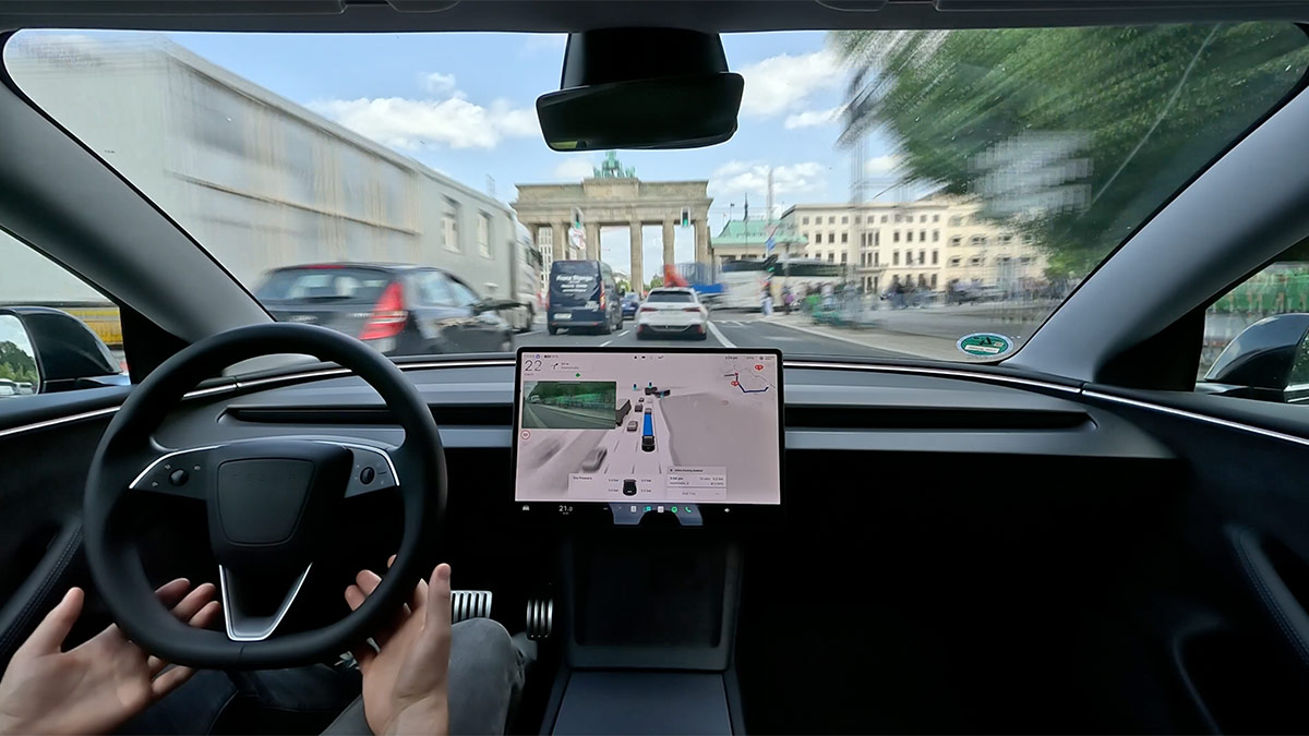 FSD in Deutschland: Tesla testet autonome Fahr-Software in Berlin