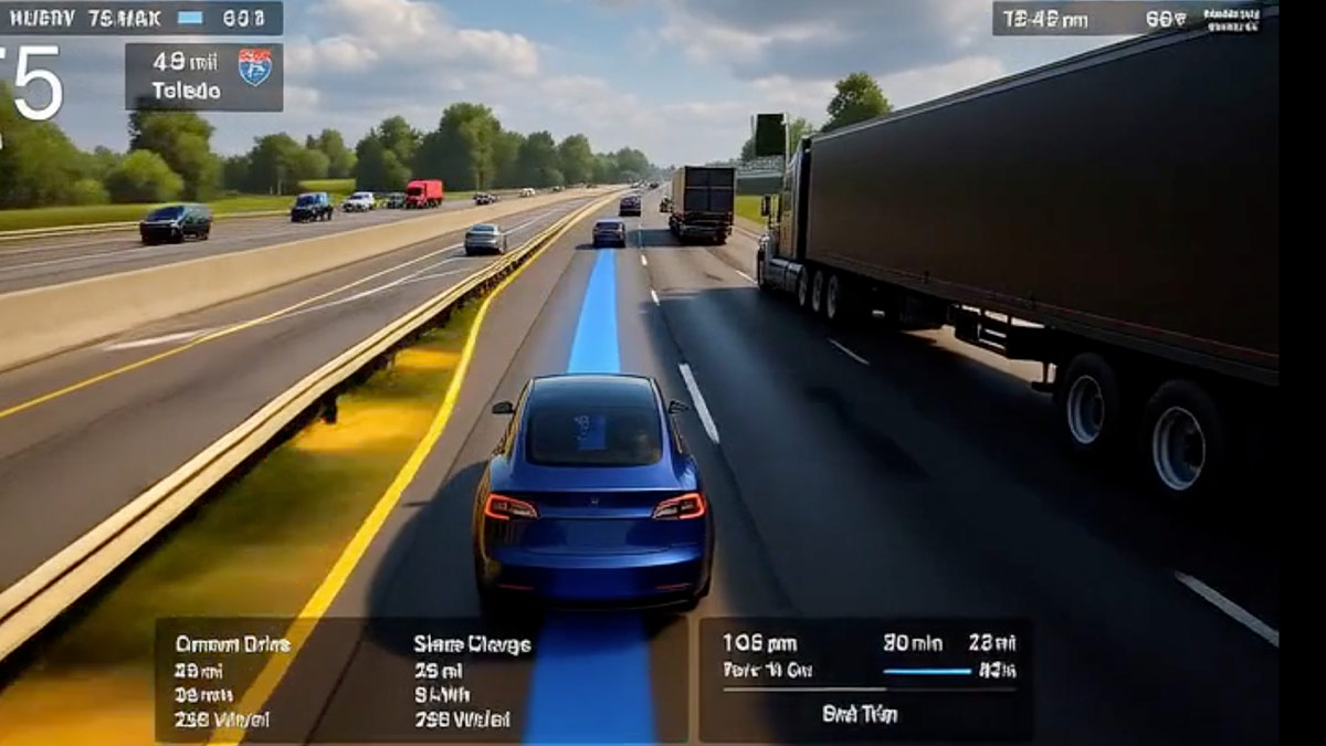 Tesla bringt Unreal Engine ins Auto: Autopilot-Visualisierung vor Mega-Upgrade