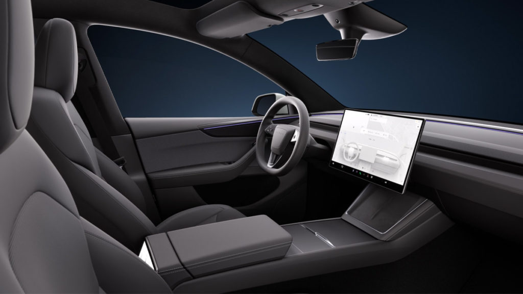 Jetzt auch in Deutschland: Tesla Model Y mit schwarzem Dachhimmel und 16"-Display