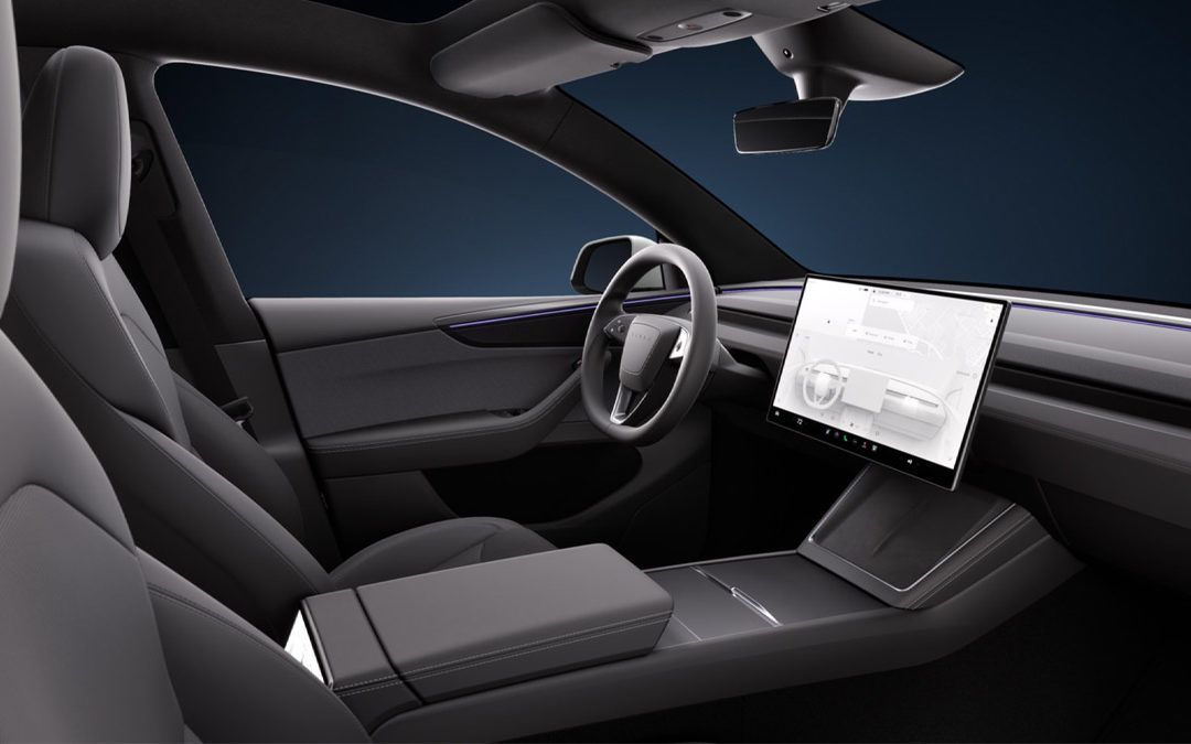Jetzt auch in Deutschland: Tesla Model Y mit schwarzem Dachhimmel und 16″-Display