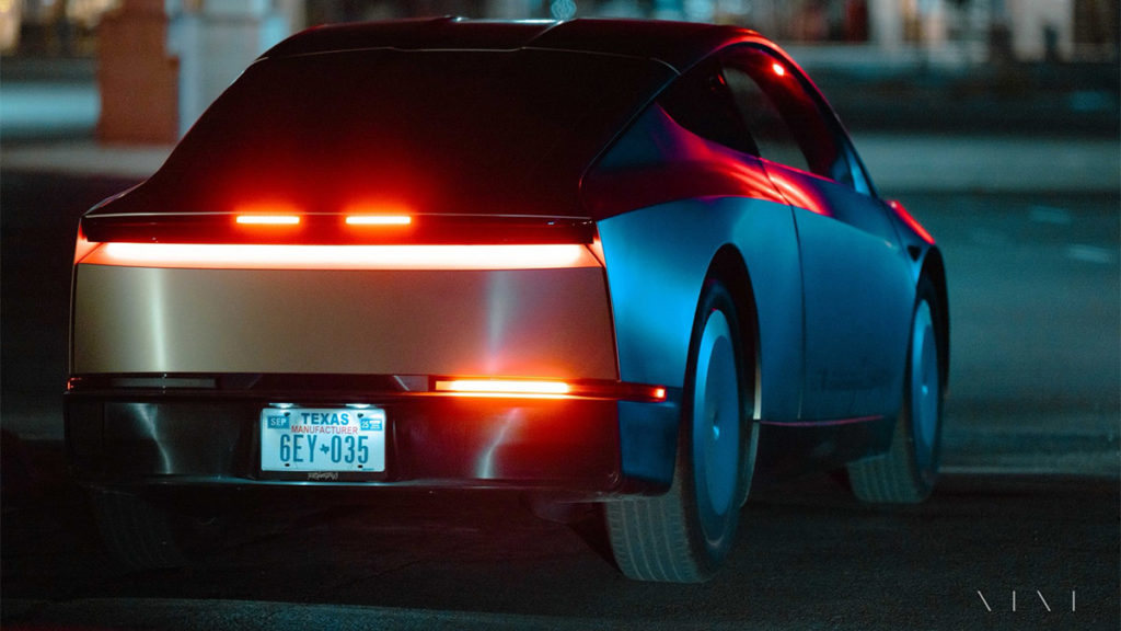 Tesla Cybercab mit besonderem Detail gesichtet