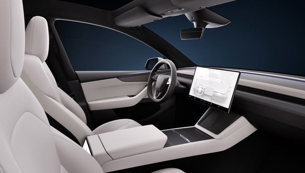 Neuer Tesla-Innenraum „Zen Grau“