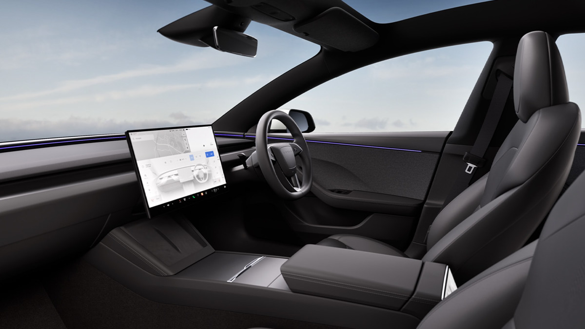 Mini-Facelift-für-Tesla-Model-3–Schwarzer-Dachhimmel,-V2L-und-16′-Display Mini-Facelift für Tesla Model 3: Schwarzer Dachhimmel, V2L und 16"-Display
